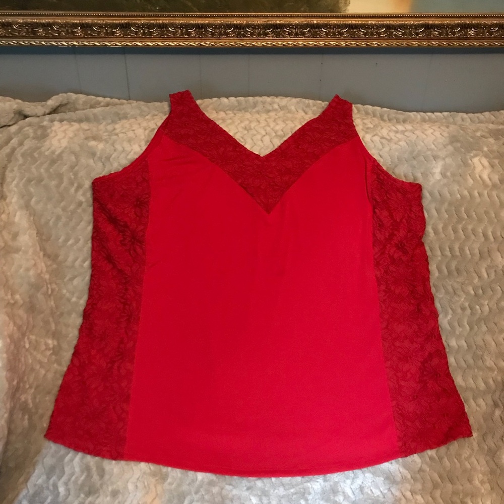 Plus size dressy tank top